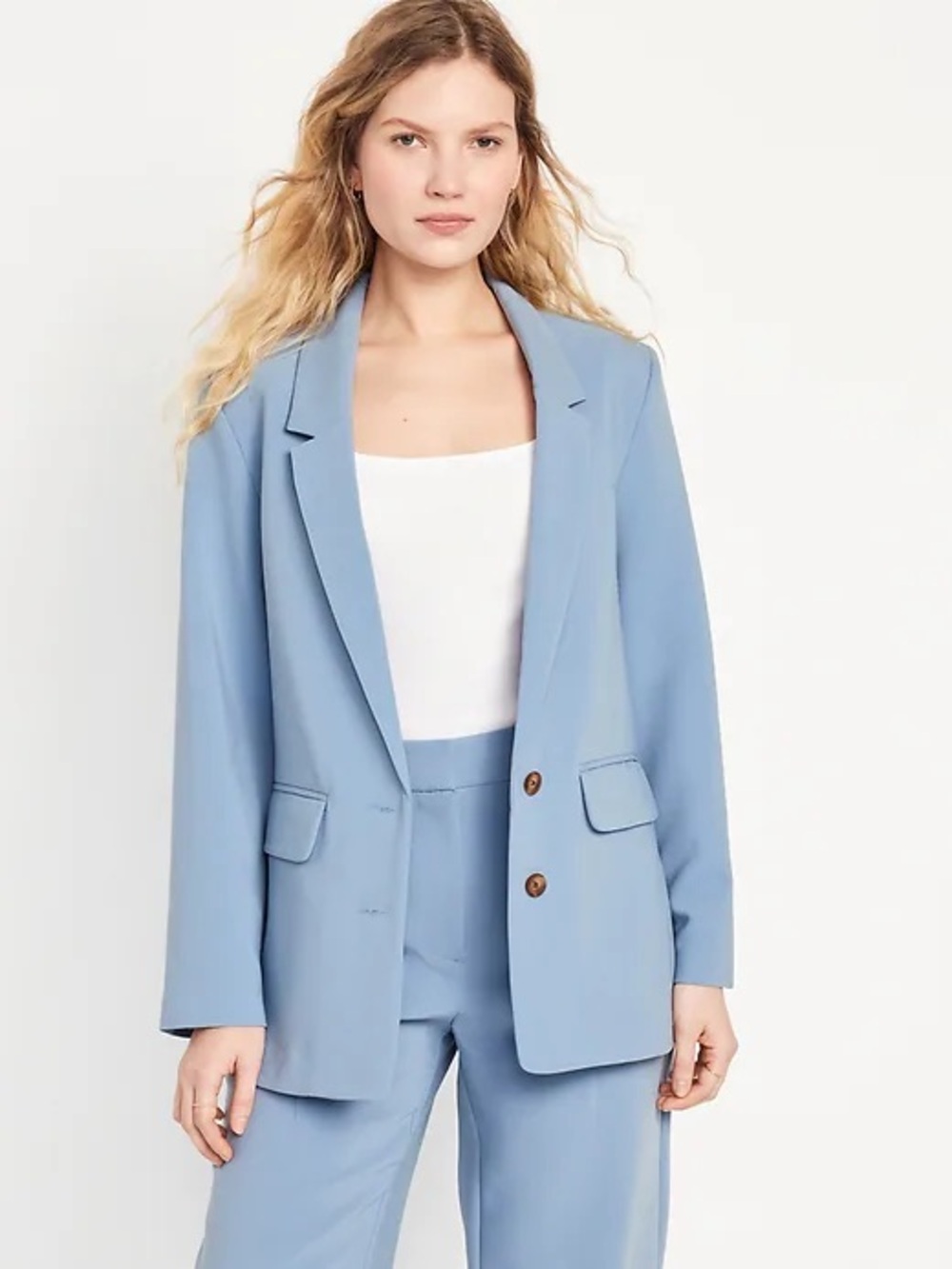 Old Navy Taylor Relaxed Suit Blazer SZ L